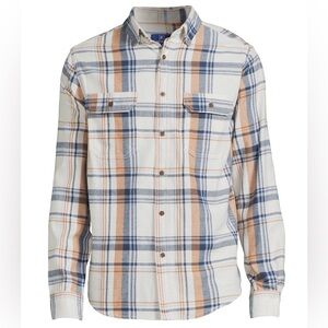 George Men's Long Sleeve Flannel Shirt